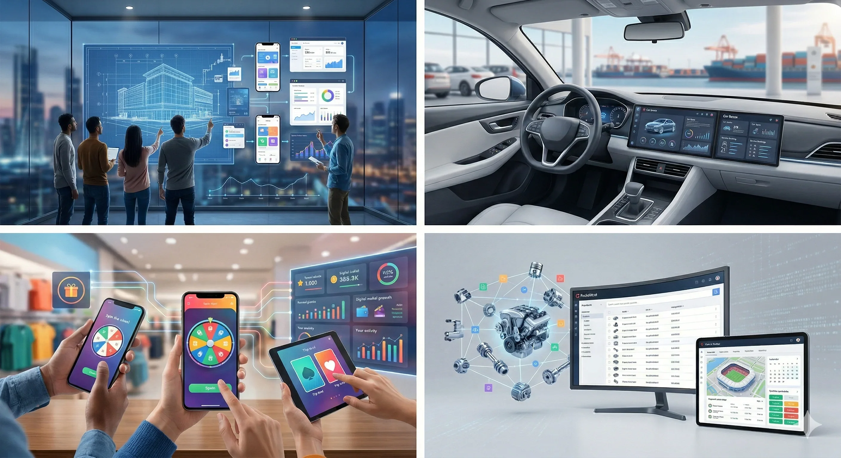 Product and platform collage