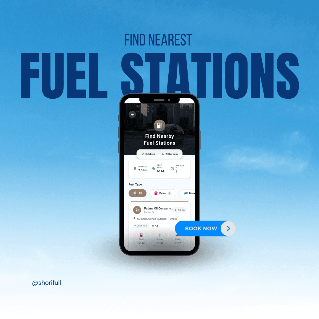 Nearest Fuel Stations Finder