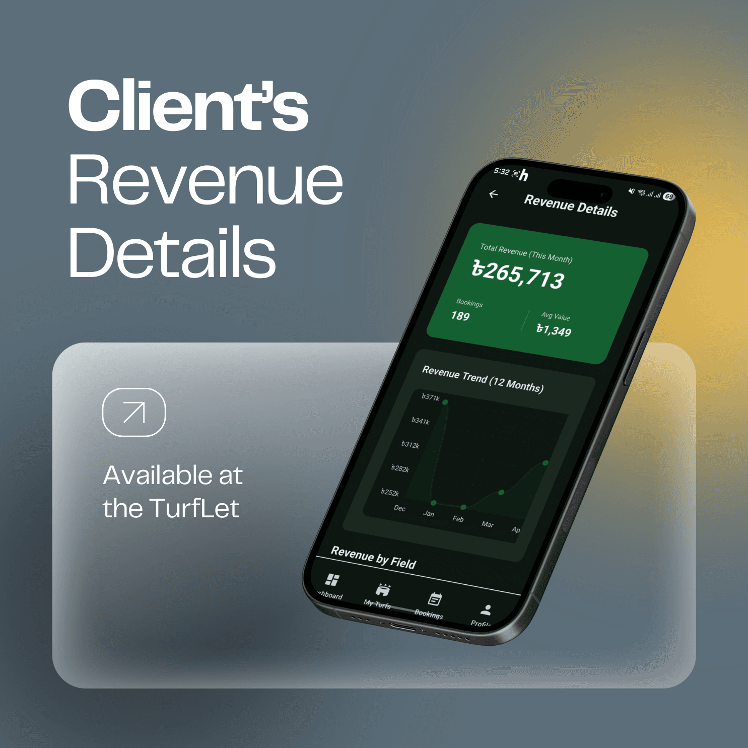 Admin Dashboard - Revenue & Client Management