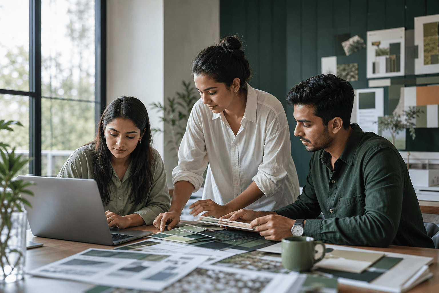 Creative workshop and brand boards