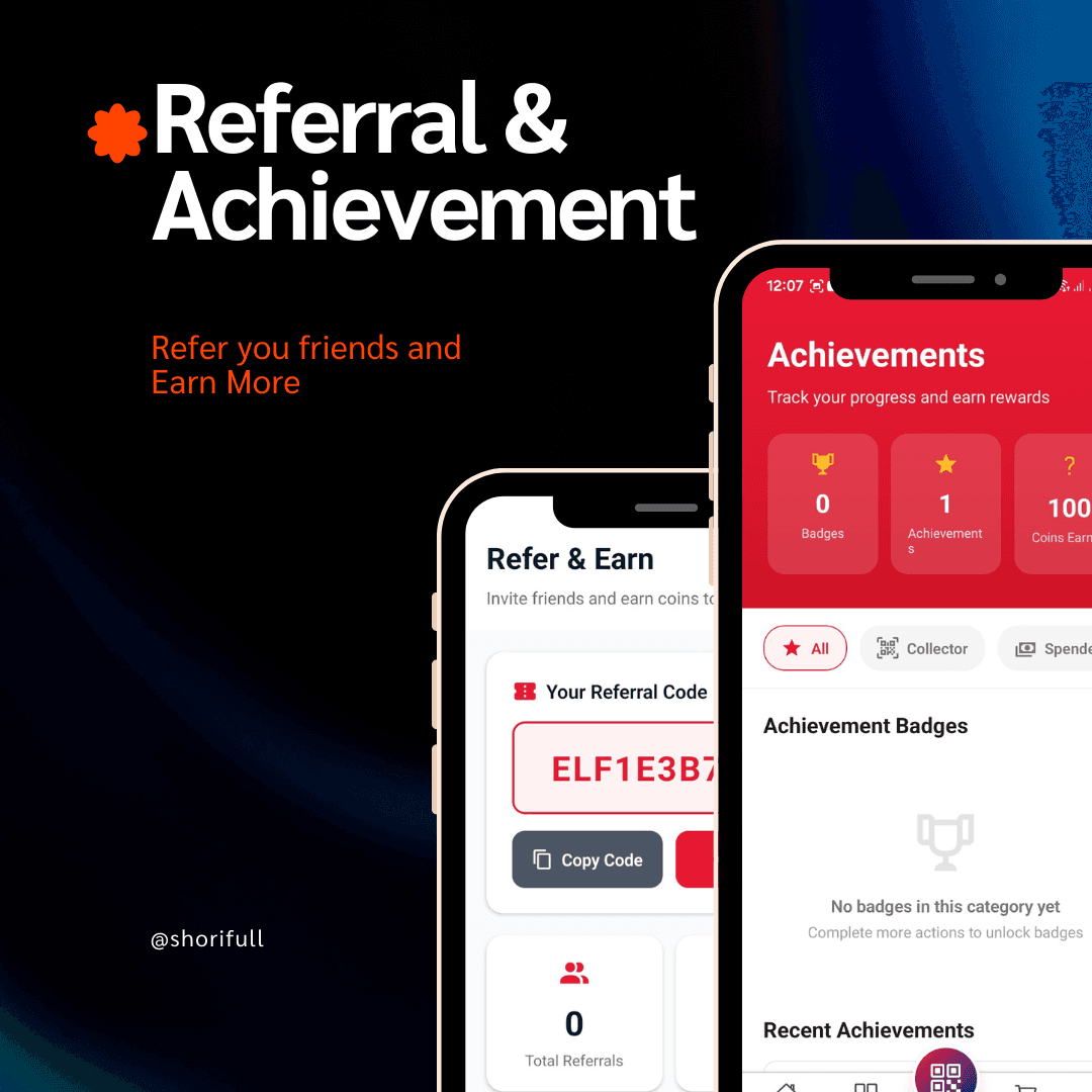Referral & Achievements System