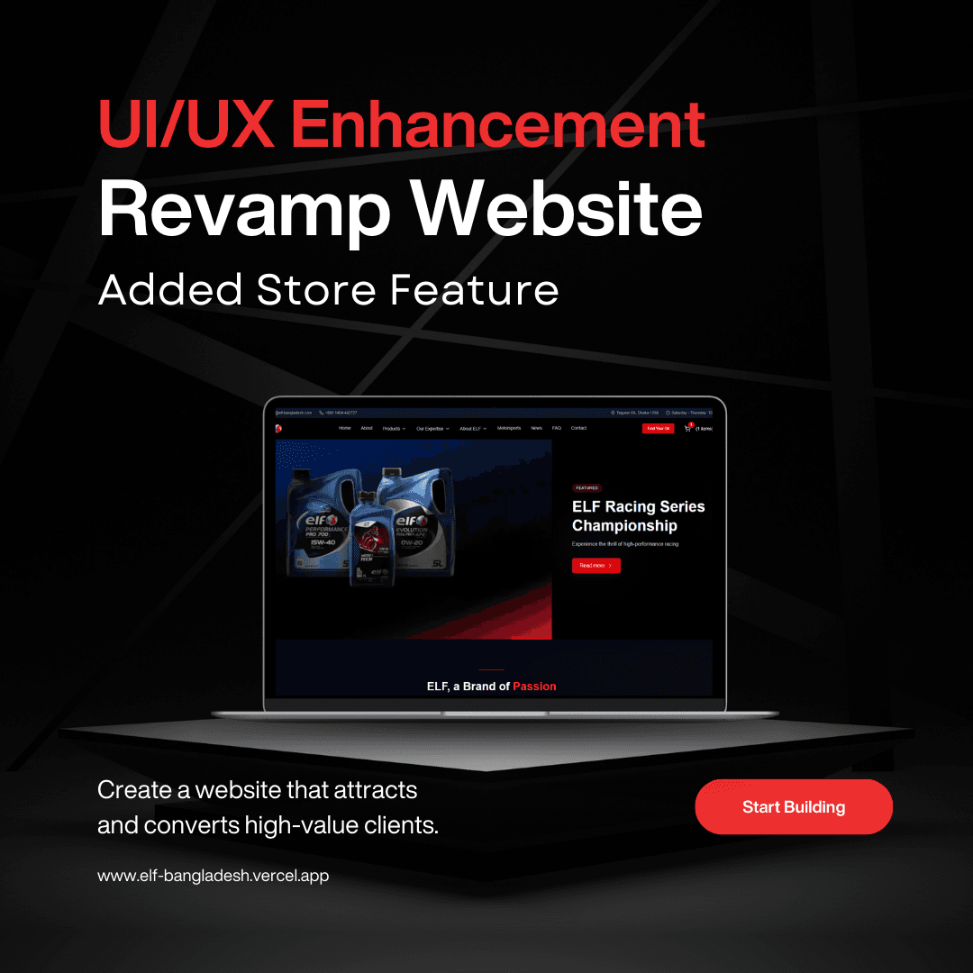 Website UI/UX Enhancement